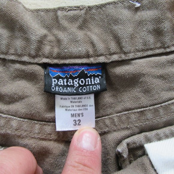 Mens Vintage Patagonia Organic Cotton Hiking Shorts Sz 32 Lot of 2 - Picture 7 of 9